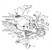 Ersatzteile White Zero Turn 48-Z Typ: 53BA1A6M679  (1998) Elektroteile