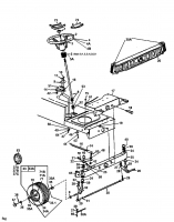 Ersatzteile Yard-Man Rasentraktoren HN 7155 Typ: 13A1794N643  (1997) Vorderachse