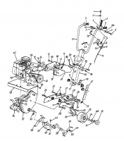 Ersatzteile MTD Motorhacke T 035 Typ: 21A-035-678  (1998) Grundgerät 