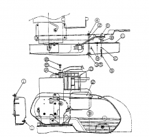 Ersatzteile MTD Motorhacke T/390 Typ: 21A-390-678  (1998) Abdeckhaube 