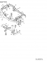 Ersatzteile MTD Rasentraktor Sprinto Typ: 13A-315-678  (2000) Rahmen 