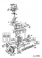 Ersatzteile Mastercut Rasentraktoren 16/107 Typ: 13AE660G659  (2000) Vorderachse