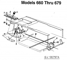 Ersatzteile Fleurelle Rasentraktoren AM 1201 Typ: 13BH663G619  (2003) Geschwindigkeitsregelung
