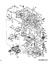 Ersatzteile MTD Gartentraktor G 185 Typ: 14AI848H678  (2000) Elektromagnetkupplung, Fahrantrieb, Motorkeilriemenscheibe 