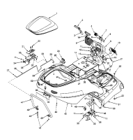 Cub Cadet Ersatzteile Zero Turn Z 44 53AA1A5L603  (2000) Sitzwanne