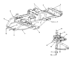 Cub Cadet Ersatzteile Zero Turn Z 44 53AA1A5L603  (2000) Rahmen