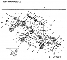 Ersatzteile MTD Motorhacke T/410 Typ: 21AA412C678  (2003) Getriebe 