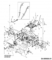 Ersatzteile Yard-Man Schneefräsen E 5 E 3 F Typ: 31AE5E3F643  (2001) Fahrantrieb