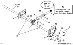 Ersatzteile Yard-Man Schneefräsen E 5 E 3 F Typ: 31AE5E3F643  (1999) Schneckengetriebe