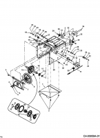 Ersatzteile Yard-Man Schneefräsen E 7 E 3 F Typ: 31AE7E3F643  (2001) Fahrantrieb