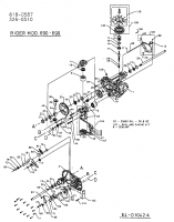 Ersatzteile MTD Rasentraktor H 180 Typ: 13AT698G678  (2003) Hydrostat 