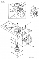 Ersatzteile MTD Rasentraktor H 180 Typ: 13AT698G678  (2003) Motorzubehör 