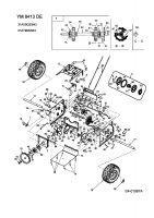 Ersatzteile Yard-Man Schneefräsen YM 8413 DE Typ: 31AT993I643  (2004) Fahrantrieb, Räder