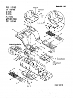 Ersatzteile Mastercut Rasentraktoren VI 125/96 Typ: 13AC665F659  (2002) Sitz