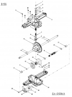 Ersatzteile Mastercut Rasentraktoren VI 145/107 Typ: 13AA685G659 (2003) Getriebe