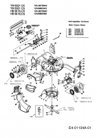 Ersatzteile Yard-Man Motormäher mit Antrieb YM 6021 CK Typ: 12A-997D643  (2004) Grundgerät
