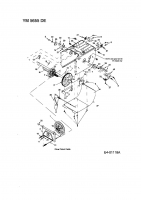 Ersatzteile Yard-Man Schneefräsen YM 5655 DE Typ: 31AT623D643  (2004) Fahrantrieb