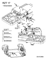 Cub Cadet Ersatzteile Zero Turn RZT 17 17BA5A4G603  (2005) Elektroteile
