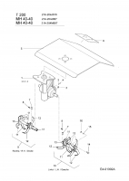 Ersatzteile MTD Motorhacke T/200 Typ: 21A-204J678  (2005) Getriebe, Hacksterne 