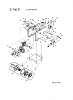 Ersatzteile MTD Schneefräse E 740 F Typ: 31AV7F0F678  (2006) Fahrantrieb 