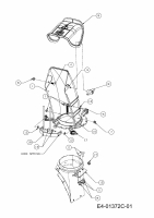 Ersatzteile MTD Schneefräse E 640 F Typ: 31AV6WHF678  (2009) Auswurfschacht 