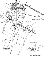Ersatzteile Troy-Bilt Schneefräsen Polar 8066 Typ: 31AV6WLN609  (2008) Armaturenbrett