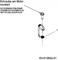 Ersatzteile MTD Schneefräse E 7 L 8 N Typ: 31AV7L8N678  (2007) Kabelführung 