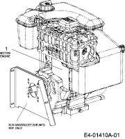 Cub Cadet Ersatzteile Schneefräsen 945 SWE 31AV9P3W603  (2007) Motor