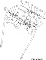 Ersatzteile MTD Schneefräse E 740 F Typ: 31AV7W0F678  (2009) Armaturenbrett 