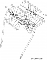 Ersatzteile MTD Schneefräse E 7 L 8 N Typ: 31AV7L8N678  (2007) Armaturenbrett 