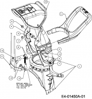 Ersatzteile Troy-Bilt Schneefräsen Polar 5056 Typ: 31A-3PAD609  (2007) Auswurfschacht