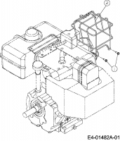 Ersatzteile MTD Schneefräse E 640 F Typ: 31AV6FHF678  (2007) Hitzeschutz 