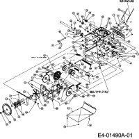 Cub Cadet Ersatzteile Schneefräsen 945 SWE 31AV9P3W603  (2007) Fahrantrieb