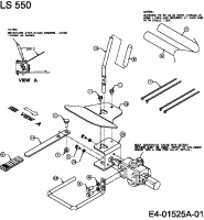 Ersatzteile MTD Holzspalter LS 550 Typ: 24AF550C678  (2010) Steuerhebel 