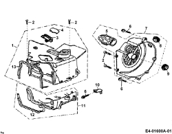 Cub Cadet Ersatzteile Quads UT 180 36AB124-603  (2006) Abdeckung Schwungrad