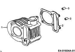 Cub Cadet Ersatzteile Quads UT 180 36AB124-603  (2006) Zylinder