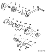 Cub Cadet Ersatzteile Quads SP 50 36AA112-603  (2006) Kickstarter