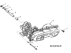 Cub Cadet Ersatzteile Quads SP 50 36AA112-603  (2006) Motor, Motorhalter