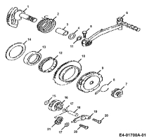 Cub Cadet Ersatzteile Quads SP 100 36AA113-603  (2006) Kickstarter
