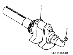 Cub Cadet Ersatzteile Gartentraktoren HDS 2205 14A-2D7-603  (2005) Kurbelwelle