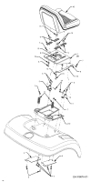 Cub Cadet Ersatzteile Gartentraktoren HDS 2205 14A-2D7-603  (2005) Sitz, Sitzträger