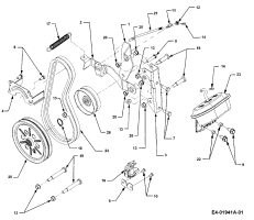 Cub Cadet Ersatzteile Gartentraktoren HDS 3235 14A-672-603  (2004) Frontzapfwelle