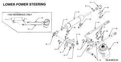 Cub Cadet Ersatzteile Gartentraktoren HDS 3235 14A-672-603  (2004) Hydraulische Lenkung