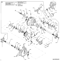 Cub Cadet Ersatzteile Gartentraktoren HDS 3235 14A-676-100  (1998) Differential, Getriebe