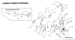 Cub Cadet Ersatzteile Gartentraktoren HDS 3235 14A-676-100  (1998) Hydraulische Lenkung