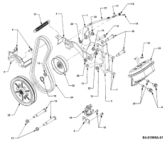 Cub Cadet Ersatzteile Gartentraktoren HDS 3200 14A-652-603  (2002) Frontzapfwelle