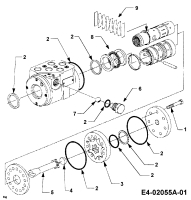 Cub Cadet Ersatzteile Gartentraktoren HDS 3185 14A-665-100  (1998) Hydraulikpumpe Lenkung