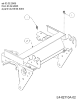 Cub Cadet Ersatzteile Gartentraktoren GT 1223 14AP13CP603  (2005) Hitzeschutz ab 03.02.2005