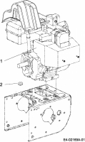 Ersatzteile MTD Schneefräse E 640 F Typ: 31AE6FFF752R  (2007) Motor 