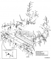 Ersatzteile Zubehör Garten- und Rasentraktoren Mähwerke für 3000 SD Serie, Mähwerk 48/122cm Typ: 190-289-603  (2000) Räder, Rollen